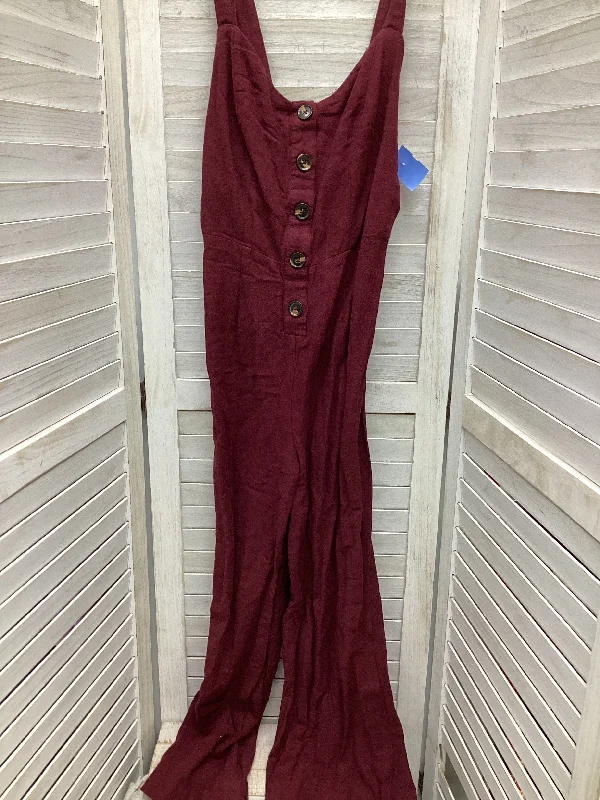 women's jumpsuits with floral printsJumpsuit By Wild Fable In Red, Size: S