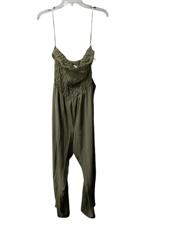 women's glam jumpsuitsJumpsuit By Caren Sport In Green, Size: 3x