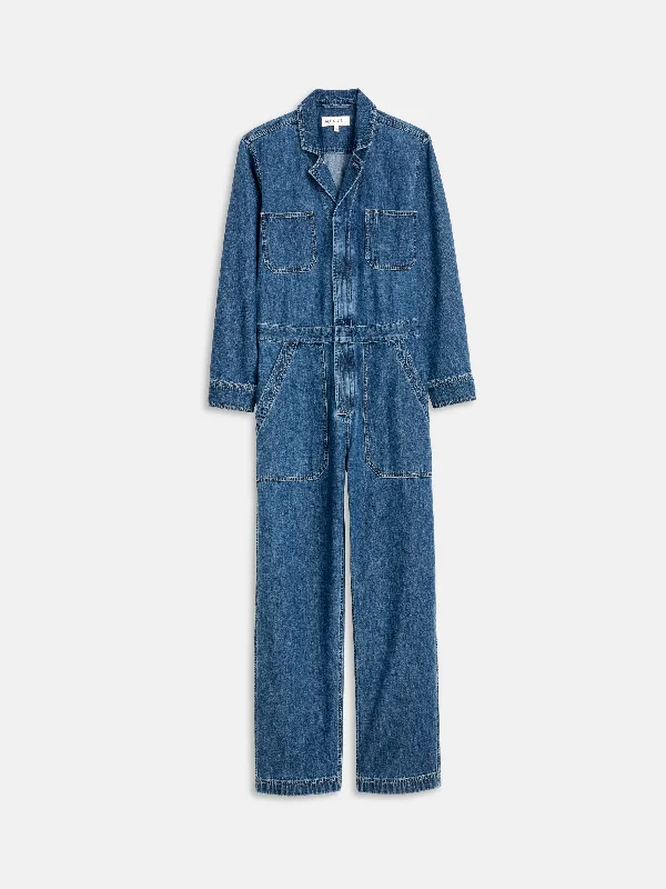 women's jumpsuits for maximalist fashionShoreditch Jumpsuit In Denim