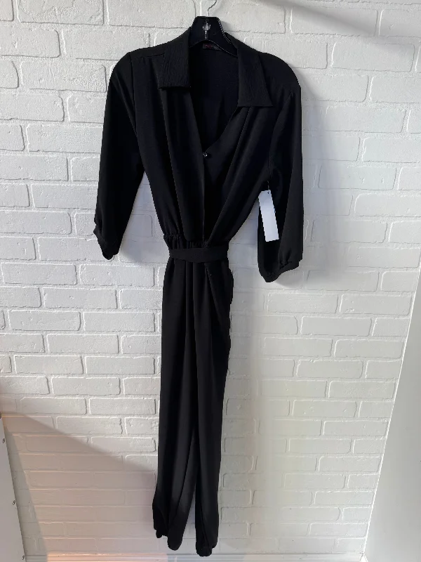 women's jumpsuits with V-necksJumpsuit By Clothes Mentor In Black, Size: S