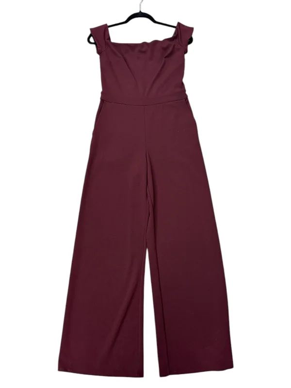 women's jumpsuits for machine-washable fabricsJumpsuit By Express In Maroon, Size: 4