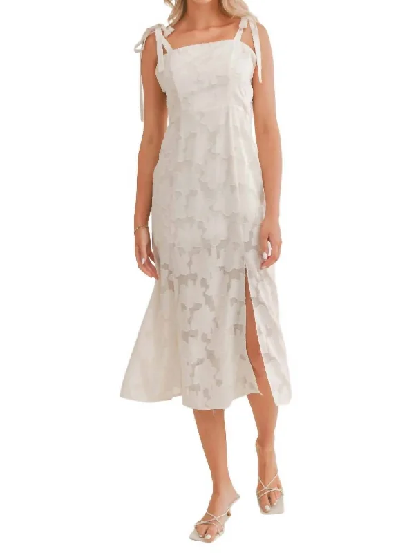 midi dresses for summerWhen In Rome Midi Dress In Cream