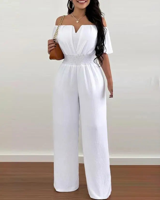 women's jumpsuits with spaghetti strapsWomen's Off Shoulders Fashion Designer Rompers Jumpsuits