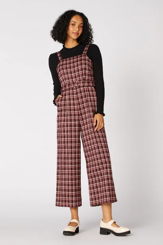 women's vintage jumpsuitsGina Check Jumpsuit