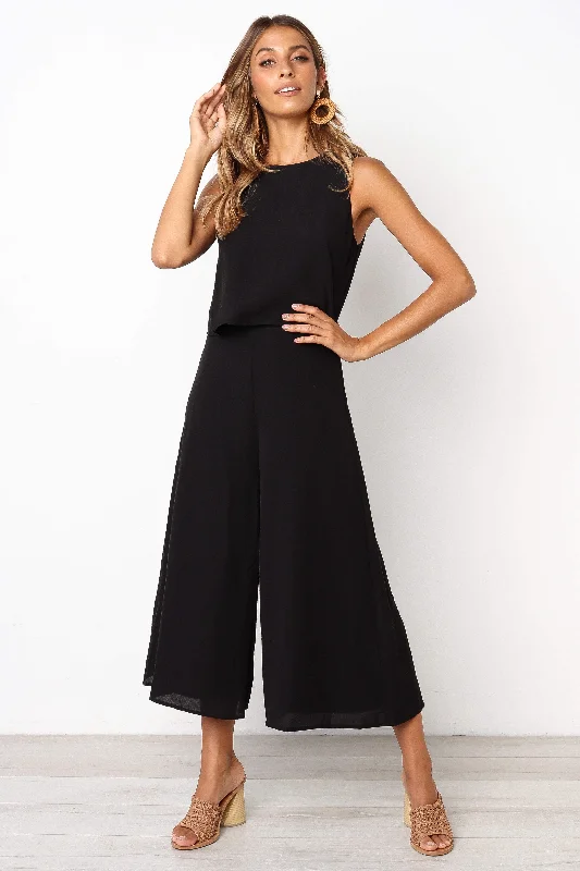 women's elegant jumpsuitsFemme Jumpsuit - Black