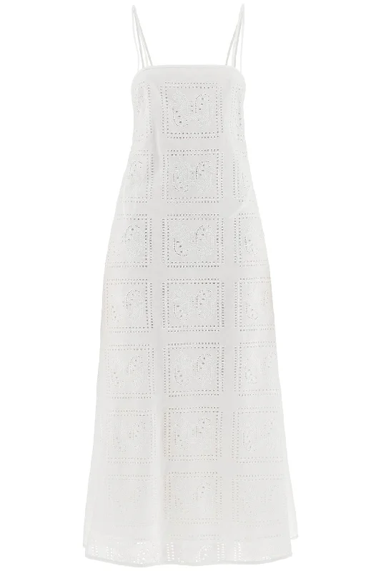 velvet midi dressesTory Burch Women's Midi Lace Dress In Seven