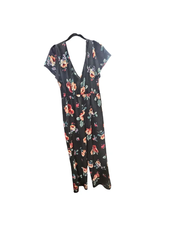 women's jumpsuits for travelJumpsuit By Clothes Mentor In Floral Print, Size: Xl