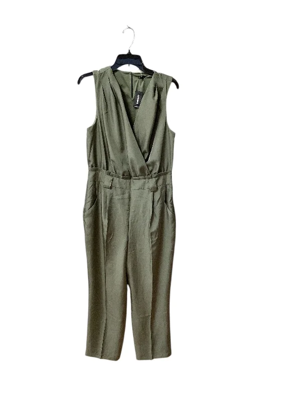 women's jumpsuits with long sleevesJumpsuit By Express In Green, Size: M