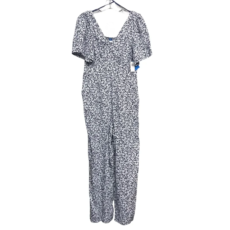 women's jumpsuits for partiesJumpsuit By Old Navy In Blue & White, Size:M