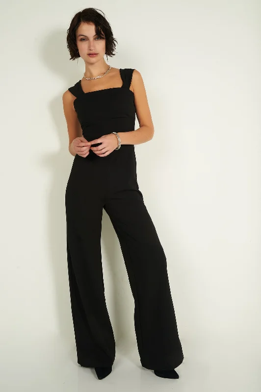 women's jumpsuits for statement fashionWide-leg jumpsuit - CP3603 - (E-A15)