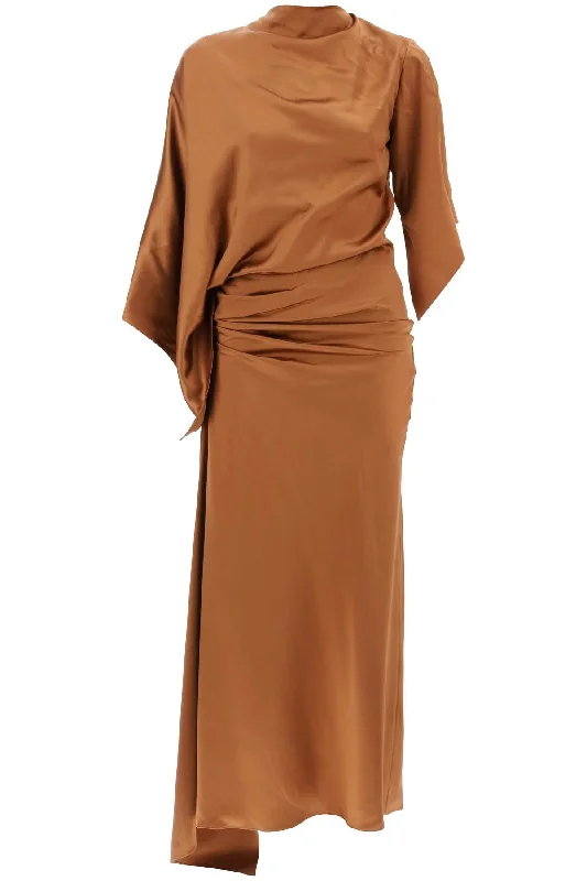 wrap-around midi dressesChristopher Esber Women's Cusco Silk Draped Midi Dress