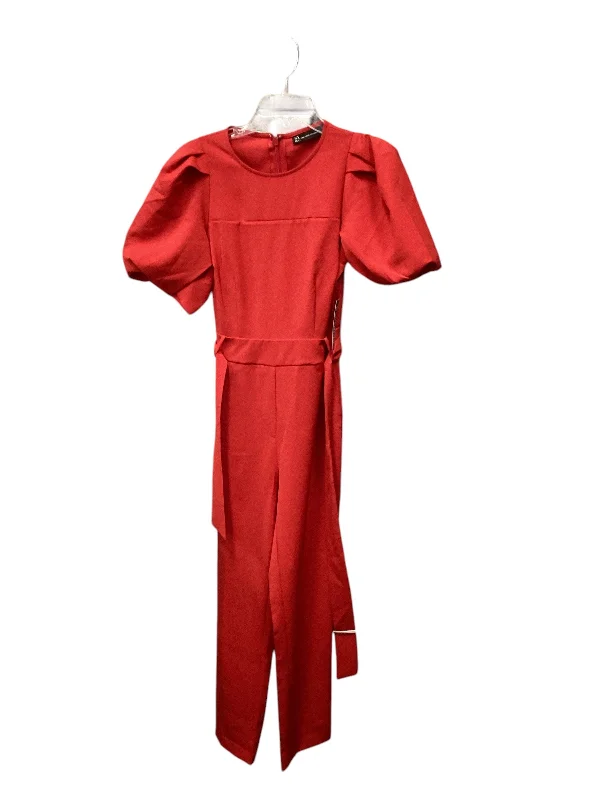 women's fitted jumpsuitsJumpsuit By New York Jean Company In Red, Size: Xs