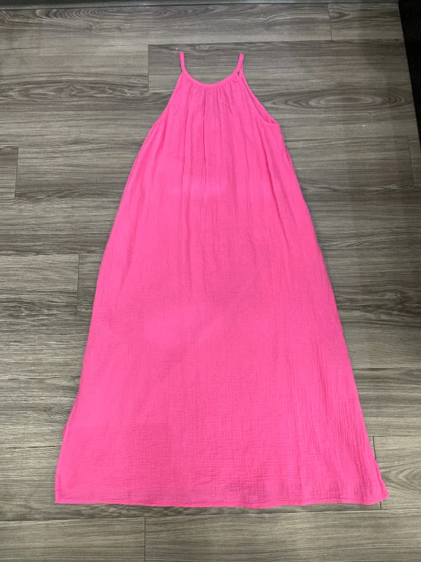 maxi dresses for bridesmaidsDress Casual Maxi By Universal Thread In Pink, Size: L