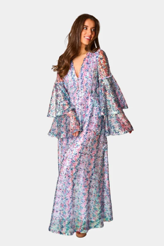 cotton maxi dressesColette Long Sleeve Maxi Dress -  Flash