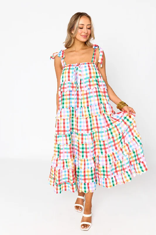 maxi dresses with high slitsLandon Tie-Shoulder Maxi Dress - Daybreak