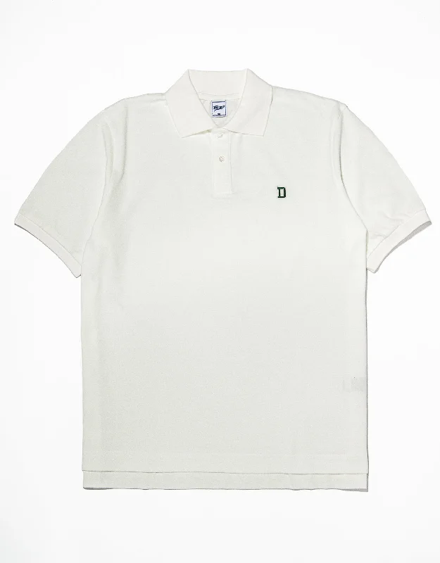 women's long-sleeved dressesDARTMOUTH POLO SHIRT - WHITE