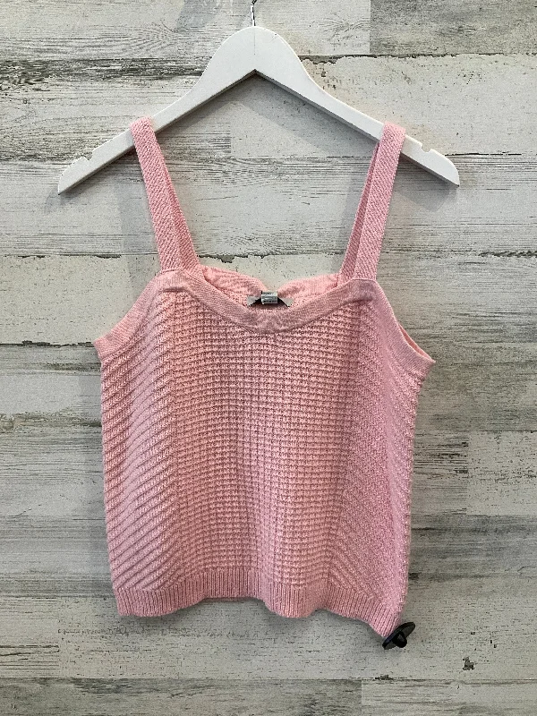 women's petite dressesTop Sleeveless By Target-designer In Pink, Size: M