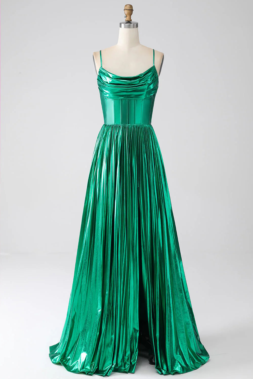 long prom dressesAmzcw A-line Dark Green Corset Prom Dress with Slit prom dresses shops