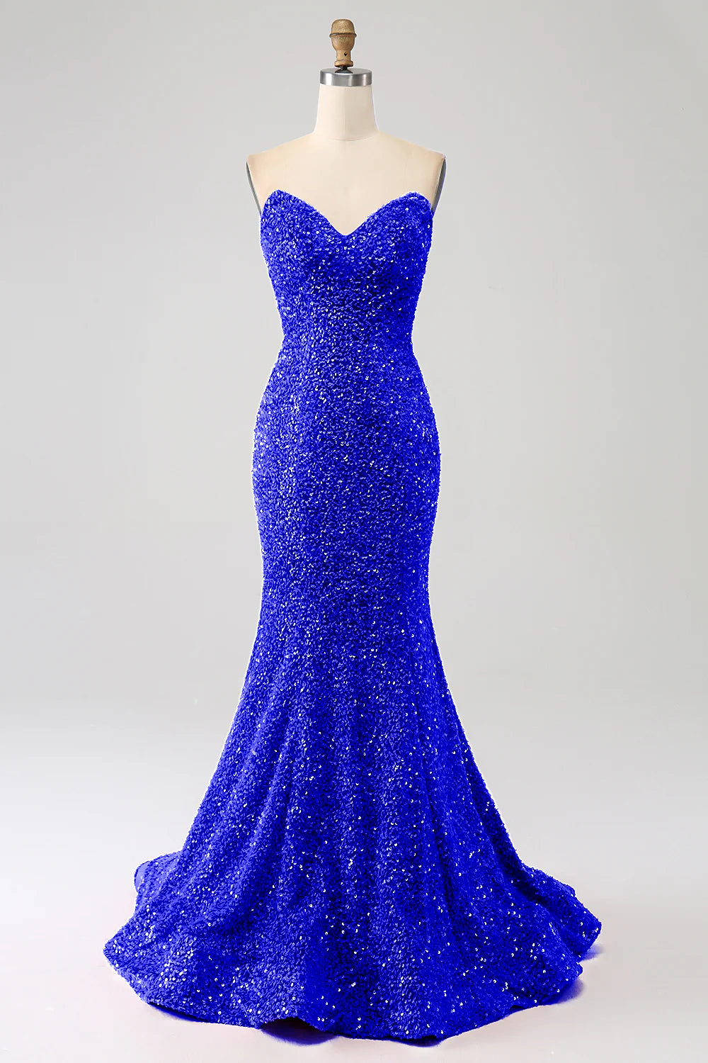 convertible prom dressesAmzcw Royal Blue Mermaid Sweetheart Sweep Train Prom Dress With Sequins prom dresses shops